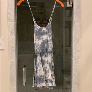 Michael Stars Blue and White spaghetti strap dress